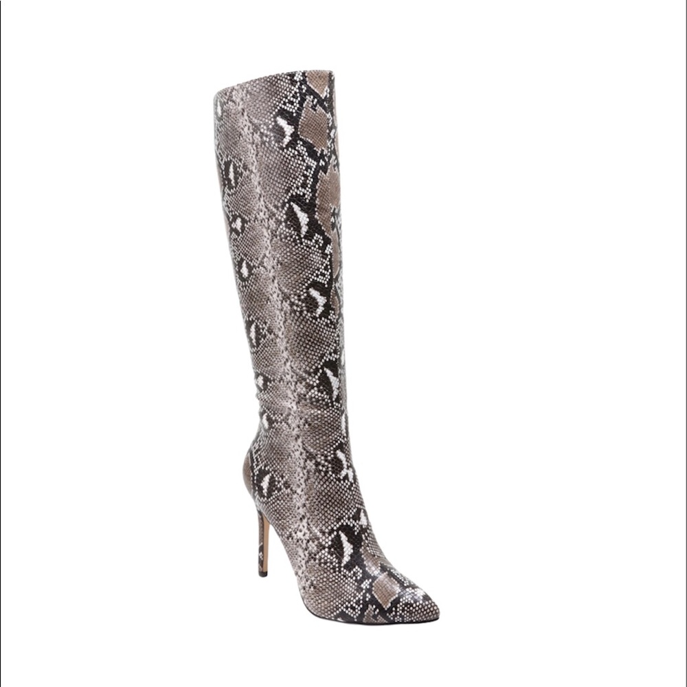 Catherine Malandrino Faux Snake Print Boot, Sz 8